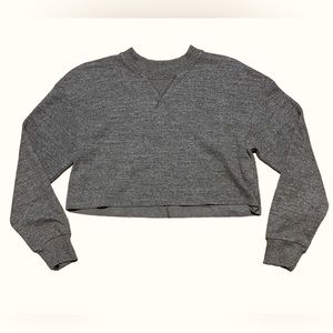 Zara Cropped Crew Neck Shirt Sz S